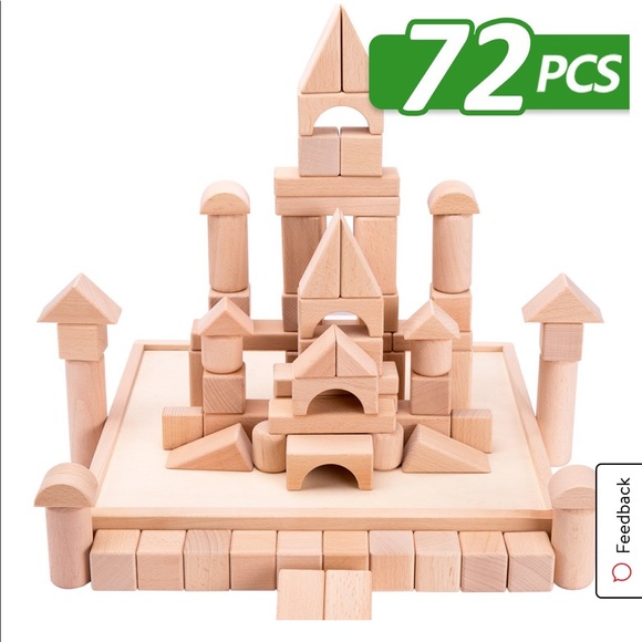 i play. Other - Wooden Blocks - iPlay, iLearn wood block set